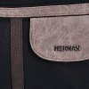 Torebka Damska Na Ramię 3 Komory firmy Hernan 6029-1 Czarna/Ziemista